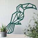 Muursticker Origami Toekan