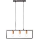 Pendelleuchte Amber, braun, 85,5 x 60 cm, Metall Pendellampe