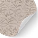 Wandtattoo Zarte Aquarell-Blätter - Beige - Bloomery Decor - Rund