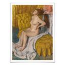 Póster Degas - Una mujer se peina