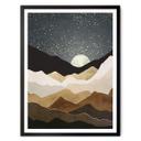 Póster SpaceFrog Designs - Estrellas doradas