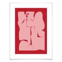 Póster Creadores Nórdicos - Abstracto Rojo