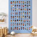 Fotomural marrón - Niños del mundo