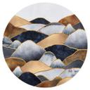 Vinilo decorativo Fredriksson - Colinas doradas - Redondo