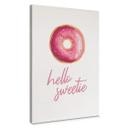 Lærredsprint - Donuts - Hello Sweetie