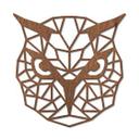 Trækunst Mahogni - Origami - Ugle