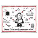 Plakat - Sheepworld - Quarantäne doof