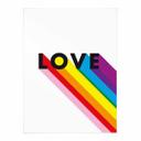 Póster LGBTQIA+ Love Rainbow