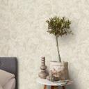 Non-woven tapet i jungle-look i creme
