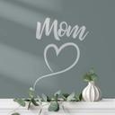 Sticker mural Mom et cœur