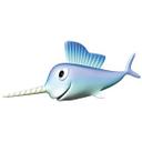 Wallsticker - Agullo - Sværdfisk
