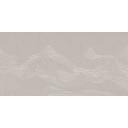 Geometrisk bjergtapet i beige med linjemønster - non-woven tapet