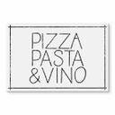 Stænkplade - Pizza Pasta & Vino - hvid