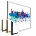 Póster Bleichner - Acuarela Barcelona Skyline