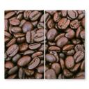 Dækplade til komfur med smag af kaffebønner