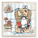 Holzbild sheepworld Home Sheep Home Tea Time