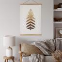 Tekstil plakat Kubistika - Golden Fern
