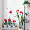 Muursticker set Blanz – Gelukspaddenstoelen