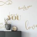 Wallsticker -  Kærlighedsslogans