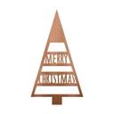 Decoración en madera - Árbol de Navidad Feliz Navidad - madera de caoba