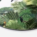 Tableau sur alu-Dibond rond Kikki Belle - Tropical Birds