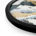 Póster Reflejo de un paisaje invernal - SpaceFrog Designs - Redondo