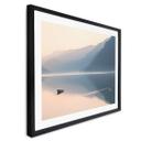 Póster Davidsson - Lago y montañas en pintoresca armonía