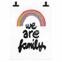 Póster Somos familia - Treechild