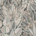 Papel pintado no tejido de diseño con estampado botánico en tonos grises - Elegante diseño de pared