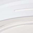 Wand- und Deckenleuchte Aurora, metallic/weiß, Ø 48,5 cm, Lampe