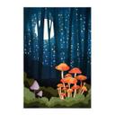 Póster de tela bosque y estrellas de noche - SpaceFrog Designs