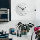 Horloge murale en verre - Marbre 04