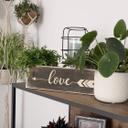 Houten Bordje - Love