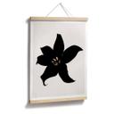Póster Kubistika - Orquídea oscura