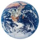 Wallsticker på jorden - Earth Complete - Round