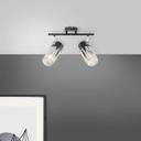 Spotrohr Aiden, grau, 30 x 23,5 cm, Metall Deckenleuchte