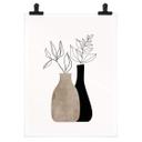 Póster Kubistika - Plantas minimalistas