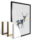 Plakat - Orara Studio - Deer Blue and Yellow