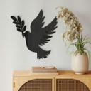 Decoración acrílica pájaro - paloma de la paz