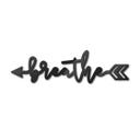 Letras acrílicas - Breathe arrow