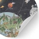 Muursticker kinderkamer zonnestelsel met planeten en aarde - Ms Tiff - Rond