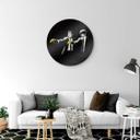 Tableau en verre Banksy - Pulp Fiction - Rond