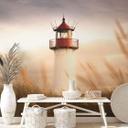 Fotomural faro en la costa de Sylt - Eisenmann