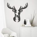 MDF - Decoración en madera - Cabeza de ciervo