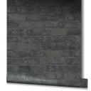 Sten-effekt tapet, sort non-woven tapet