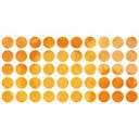 Muursticker set stippen - Oranje (50 stickers)