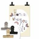 Poster - Loske - Home is where your cat is