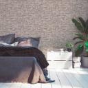 tapet med steneffekt beige grå - industrielt stentapet - non-woven tapet
