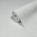 Non-woven tapet med vævet træ-look grå, hvid tekstil-look