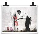 Plakat Banksy - Policeman Searching Girl